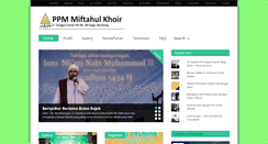 Desktop Screenshot of ppmmiftahulkhoir.com